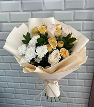 Букет цветов из:  Розы и Хризантемы #REPLACE_PRED# Суздали