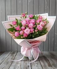 Букет Розовый кустик в Суздали