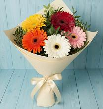 Букет цветов из:  Герберы в Суздали
