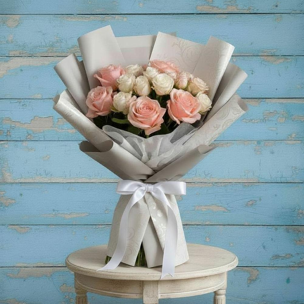 Букет цветов из: Розы в Суздали