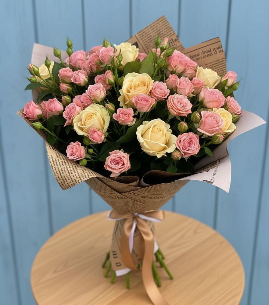 Букет цветов из: Розы в Суздали