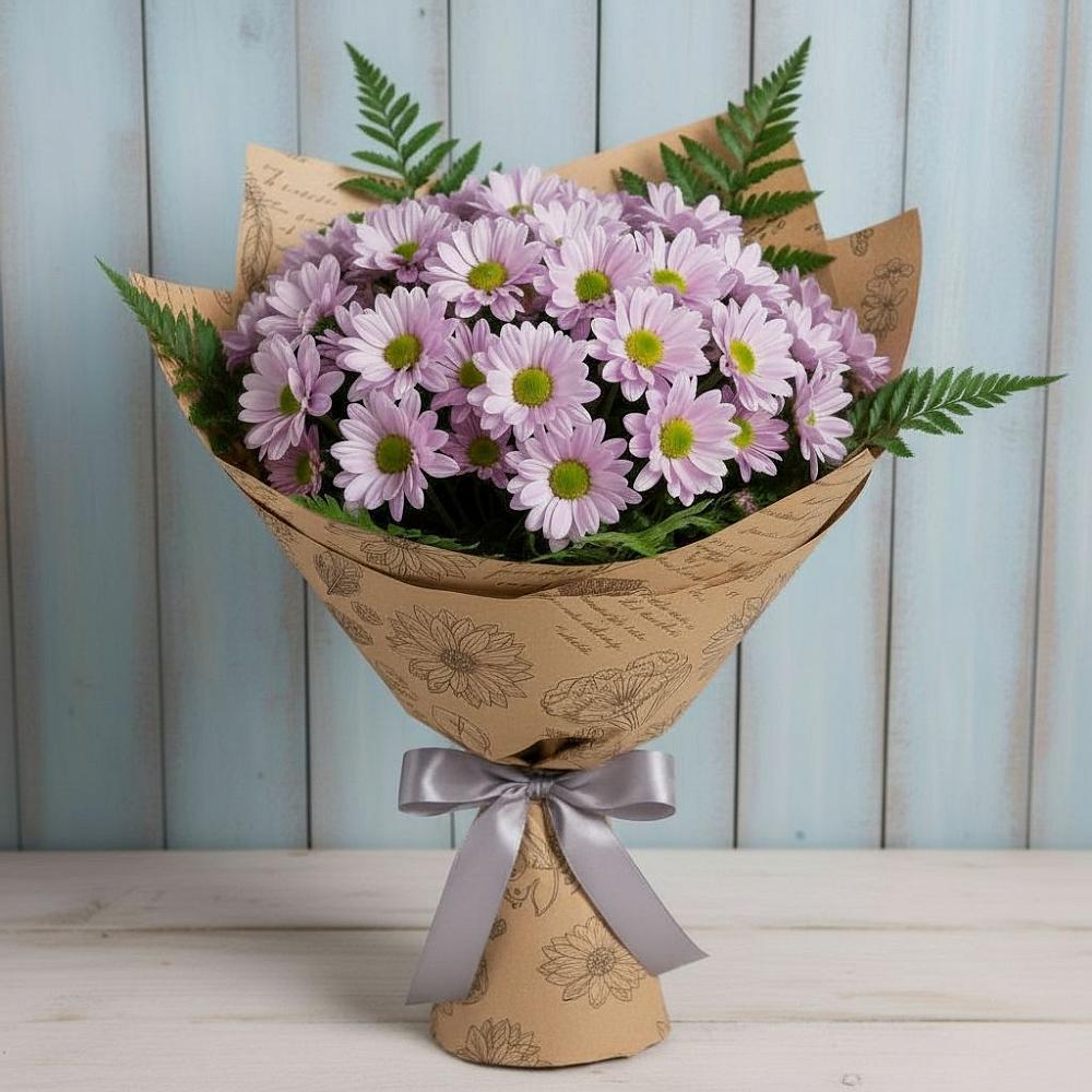 Букет цветов из: Хризантемы в Суздали