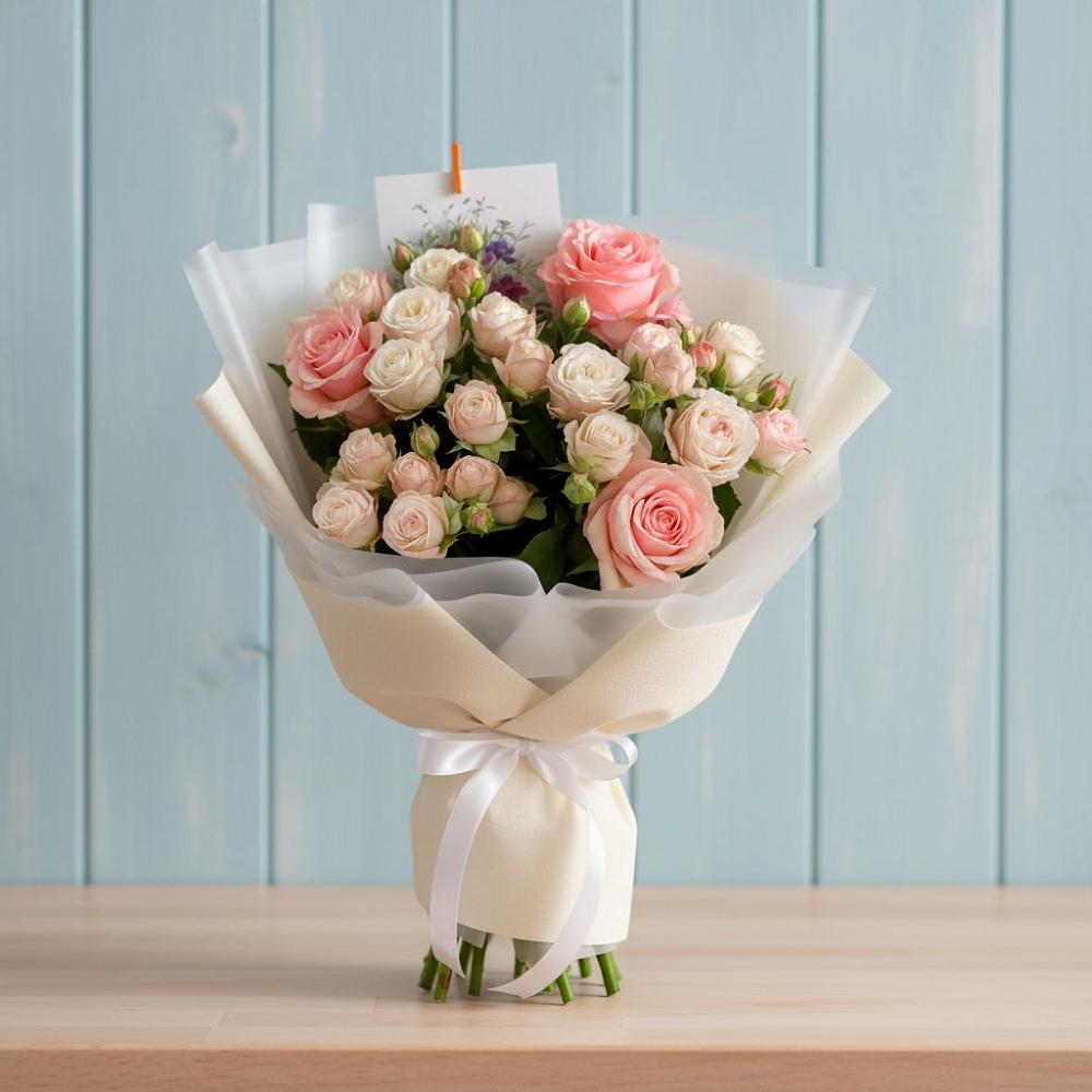 Букет цветов из: Розы в Суздали