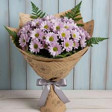 Букет цветов из:  Хризантемы в Суздали