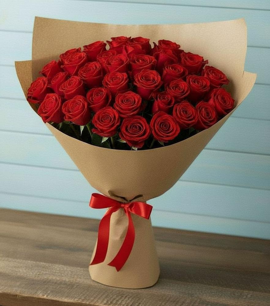 Букет Красные розы Милано в Суздали
