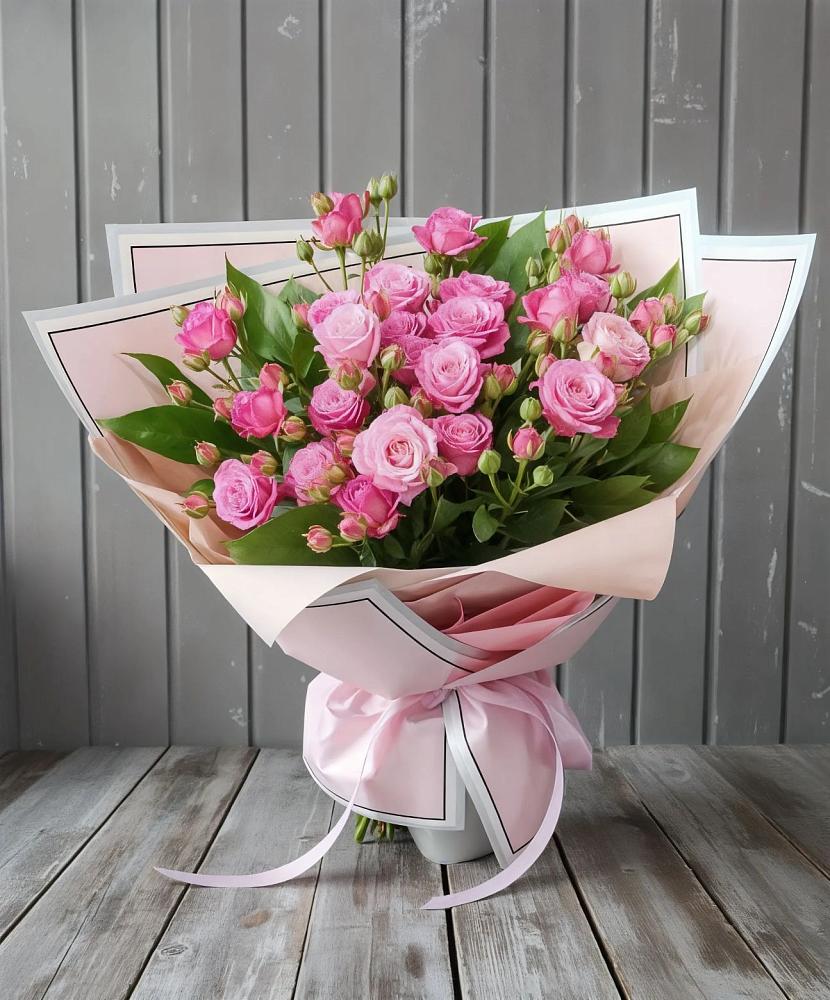 Букет Розовый кустик в Суздали