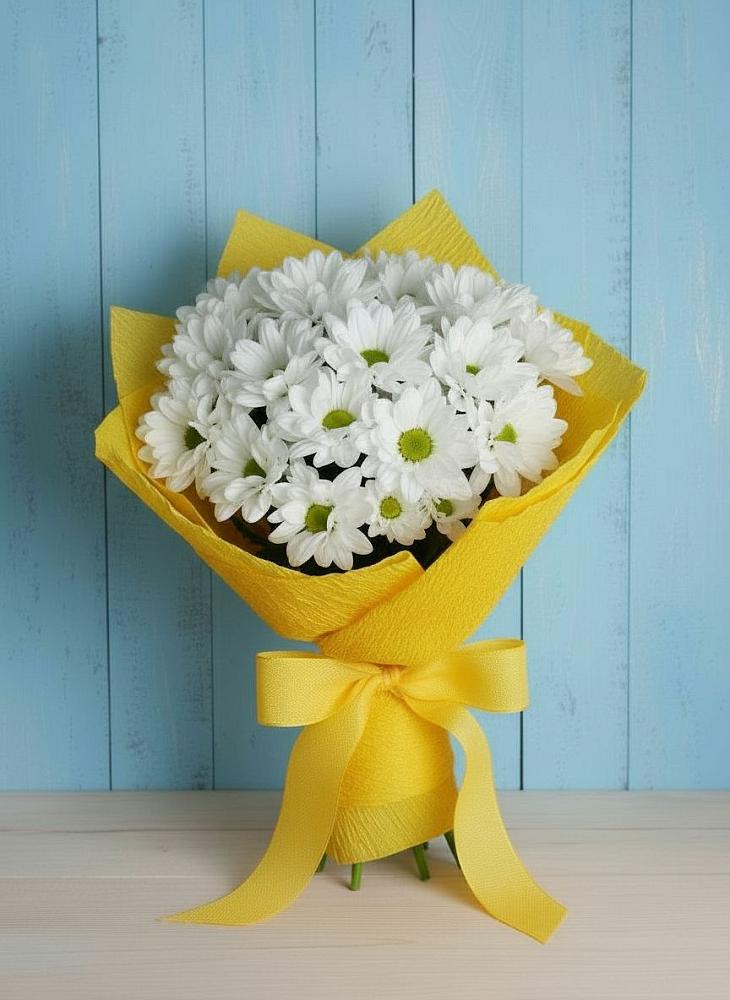 Букет цветов из: Хризантемы в Суздали