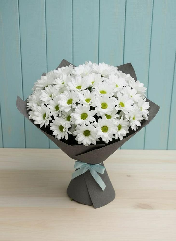 Букет цветов из: Хризантемы в Суздали