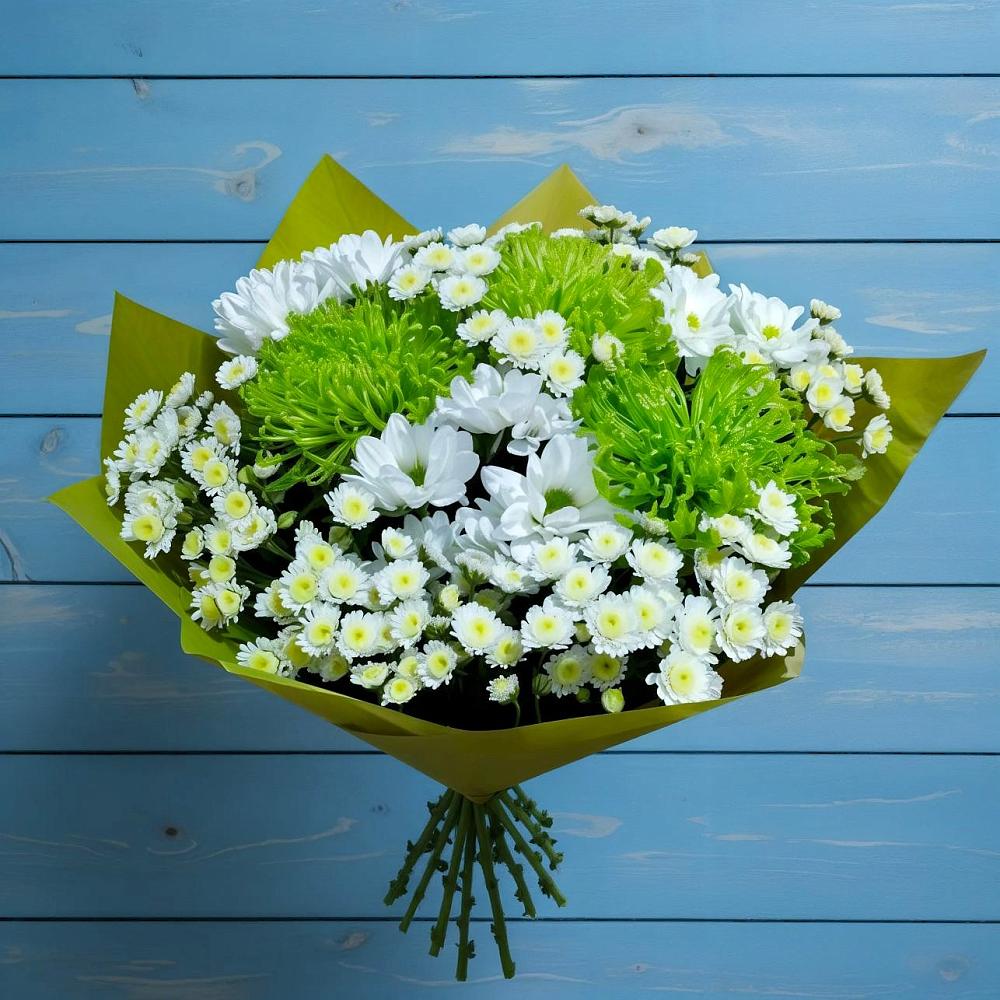 Букет цветов из: Хризантемы в Суздали