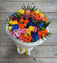 Букет цветов из:  Розы и Хризантемы в Суздали