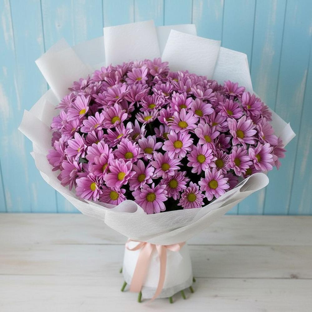 Букет цветов из: Хризантемы в Суздали