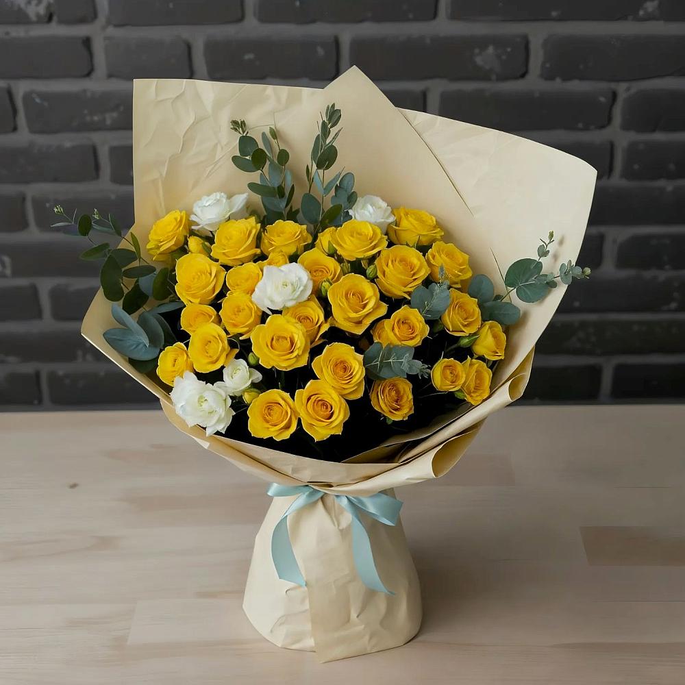 Букет цветов из: Розы в Суздали