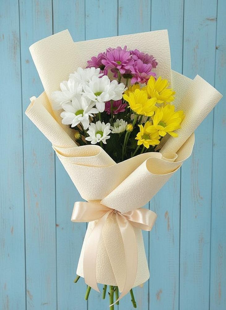 Букет цветов из: Хризантемы в Суздали