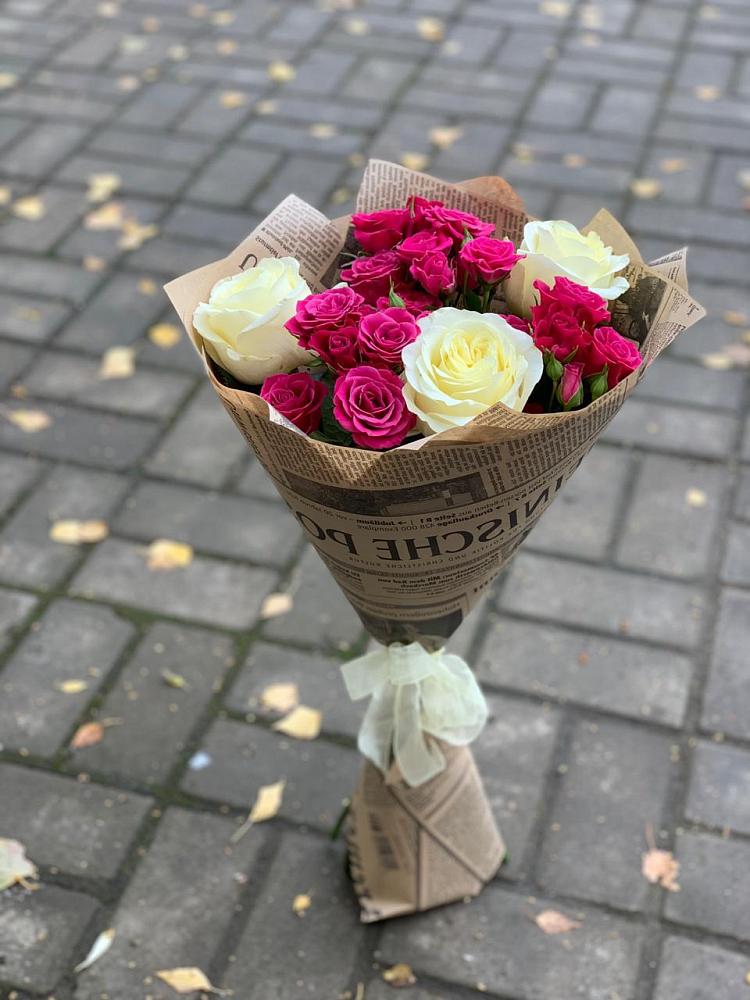 Букет цветов из: Розы в Суздали